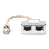 DIGITUS AT-AGCX2 - CAT 5e, 2x 1:1, Patchkabel-Adapter,...