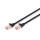 DIGITUS DK-1644-005/BL - CAT 6 S-FTP Patchkabel, Cu, LSZH AWG 27/7, Länge 0,5 m, Farbe Schwarz