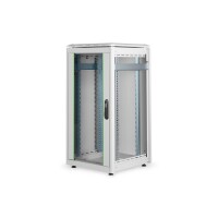 DIGITUS DN-19-22U-6/6-1 - 22HE Netzwerkschrank, Unique 1164x600x600 mm, Farbe Grau (RAL 7035)