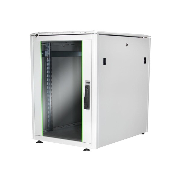 19" Schrank 16HE Glastür T 800