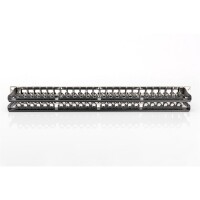 DIGITUS DN-91424 - Modulares Patch Panel, geschirmt, 48-Port Beschriftungsfeld, 1HE, Rack Mount, Sw RAL 9005