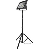 Ständer für 2 LED Fluter Farbe: Gelb, 10W bis 50W