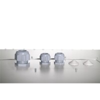 DIGITUS DN-19-12U-I-OD - 12HE Wandgehäuse, Outdoor, IP55 713x600x450 mm, Farbe Grau (RAL 7035)