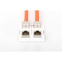 DIGITUS AT-AG-302A-WH - Consolidation-Point Gehäuse für 2x Keystone Module reinweiß, 2-port