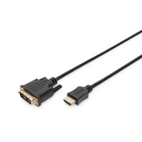 DIGITUS AK-330300-030-S - HDMI Adapterkabel, Typ...