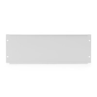 DIGITUS DN-19-BPN-04 - 4HE Blindabdeckplatte Farbe Grau (RAL 7035)