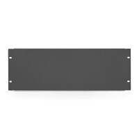 DIGITUS DN-19-BPN-04-SW - 4HE Blindabdeckplatte Farbe...