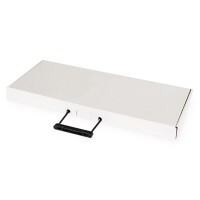 DIGITUS DN-19-PB-4U-SW - 4HE Wandmontage Patch-Halter,195x505x250 mm tiefenverstellbar, stapelbar, schwarz (RAL 9005)