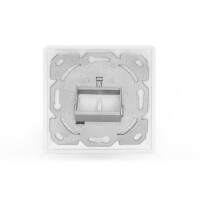 DIGITUS DN-93831 - Leerdose für Keystone Module, 80x80 Rahmen, 50x50 Zentralpl., Design Kompatibel