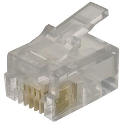 Modular Plug RJ11 Flat Cable 6P4C  Unshielded