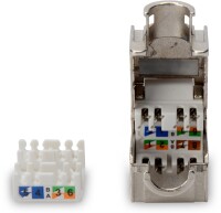 DIGITUS DN-93512 - CAT 5e Keystone Modul, geschirmt Klasse D, RJ45 zu LSA, werkzeugfreie Installation
