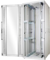 DIGITUS DN-19-SRV-42U-8-GD-1 - 42HE Serverschrank mit Glastür H1955x B800 xT1000 mm RAL7035